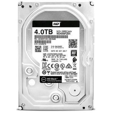 Жорсткий диск Накопитель HDD SATA 4.0TB WD Black 7200rpm 256MB (WD4005FZBX) фото