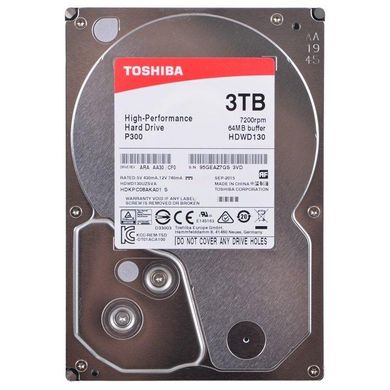 Жесткий диск Toshiba P300 3 TB HDWD130UZSVA фото