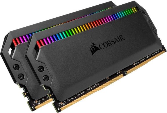 Оперативная память Corsair 32GB 3200MHz Dominator PLATINUM RGB CL16 (2x16GB) (CMT32GX4M2C3200C16) фото