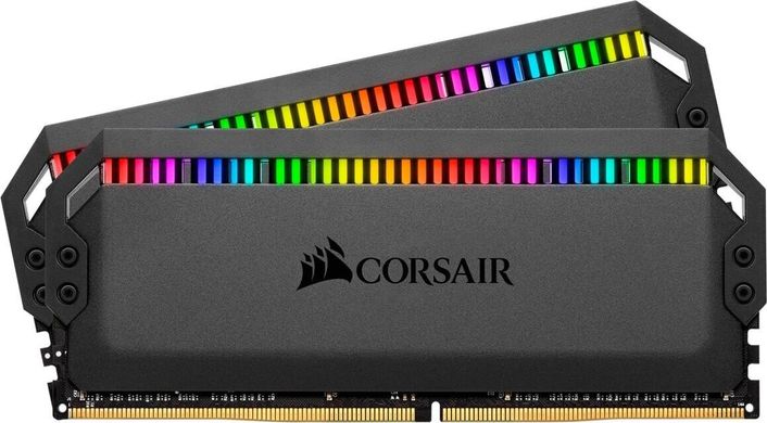 Оперативна пам'ять Corsair 32GB 3200MHz Dominator PLATINUM RGB CL16 (2x16GB) (CMT32GX4M2C3200C16) фото