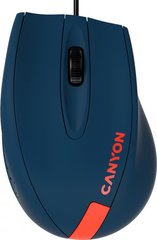 Миша комп'ютерна Canyon CNE-CMS11BR Blue/Red фото