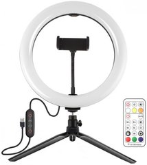 Оборудование для фотостудий Puluz Ring USB LED Lamp 10"+ Table Tripod PKT3082B) фото