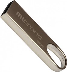 Flash пам'ять Mibrand 64GB Irbis USB2.0 Silver (MI2.0/IR64U3S) фото