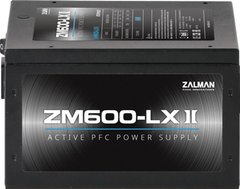 Блок питания Zalman 600W (ZM600-LXII) фото