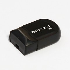 Flash память Mibrand 8GB Scorpio USB 2.0 Black (MI2.0/SC8M3B) фото