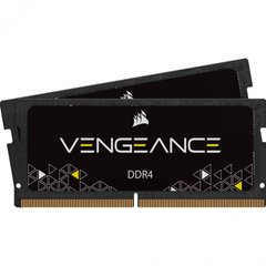 Оперативна пам'ять Corsair 16 GB (2x8GB) SO-DIMM DDR4 3200 MHz Vengeance (CMSX16GX4M2A3200C22) фото
