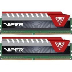Оперативная память PATRIOT 8 GB (2x4GB) DDR4 2400 MHz Viper Elite Red (PVE48G240C5KRD) фото