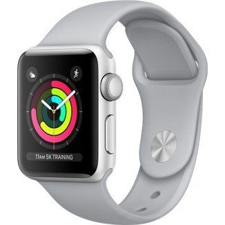 Смарт-годинник Apple Watch Series 3 GPS 38mm Silver Aluminum w. Fog Sport B. - Silver (MQKU2) фото