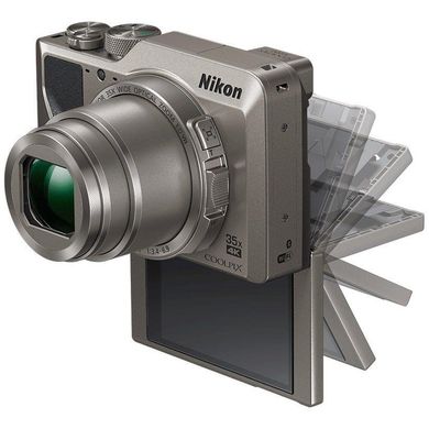 Фотоаппарат Nikon Coolpix A1000 Silver (VQA081EA) фото