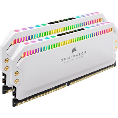 Оперативная память Corsair Dominator Platinum RGB White 16GB (2x8) DDR4 3600MHz (CMT16GX4M2C3600C18W) фото