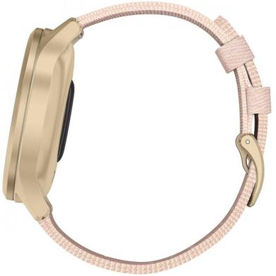 Смарт-часы Garmin vivomove Style Champagne-Dust Rose Fabric (010-02240-22) фото