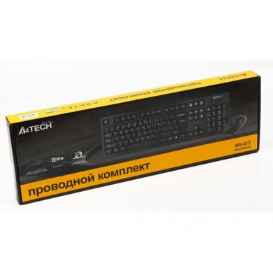 Комплект (клавиатура+мышь) A4Tech KR-8572 Black фото