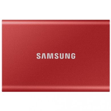 SSD накопичувач Samsung T7 1 TB Red (MU-PC1T0R/WW) фото