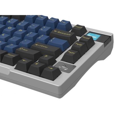 Клавіатура Motospeed Darmoshark K8 Gateron Silver Pro Black-Blue (dmk8bgspro) фото