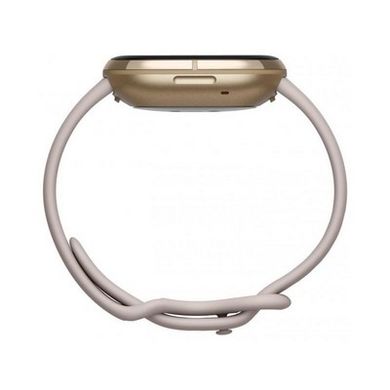 Смарт-годинник Fitbit Sense Lunar White / Soft Gold Stainless Steel (F00250944) фото