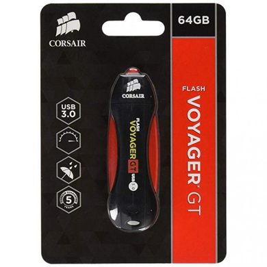 Flash пам'ять Corsair 128 GB Voyager GT USB 3.0 (CMFVYGT3C-128GB) фото