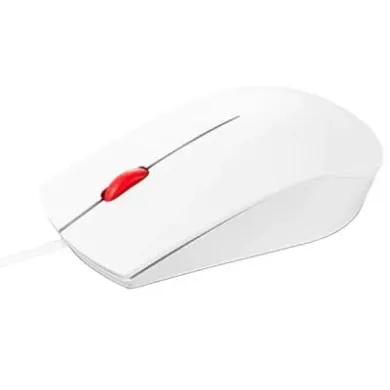 Миша комп'ютерна Lenovo Essential USB Mouse White (4Y50T44377) фото