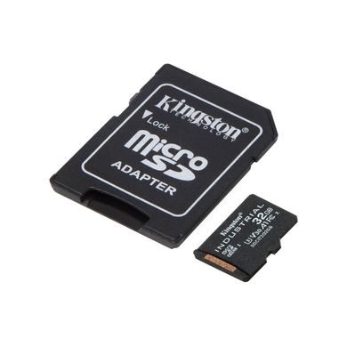 Карта памяти Kingston 32 GB microSDHC UHS-I (U3) V30 A1 Industrial + SD Adapter (SDCIT2/32GB) фото