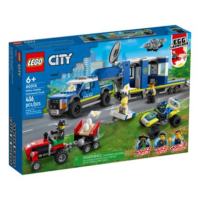 Конструктор LEGO LEGO City Полицейский мобильный командный трейлер (60315) фото