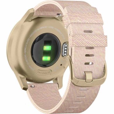 Смарт-часы Garmin vivomove Style Champagne-Dust Rose Fabric (010-02240-22) фото