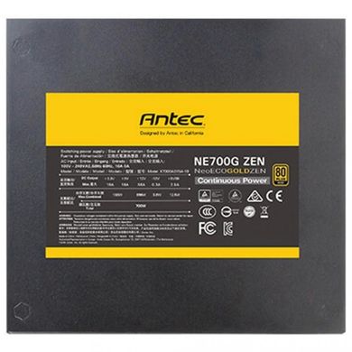 Блок питания Antec NE700G Zen EC 700W (0-761345-11688-6) фото