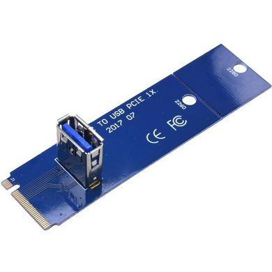 Кабелі та перехідники Dynamode RX-riser-M.2-USB3.0-PCI-E фото