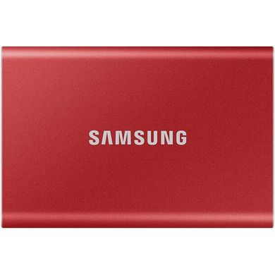 SSD накопичувач Samsung T7 1 TB Red (MU-PC1T0R/WW) фото