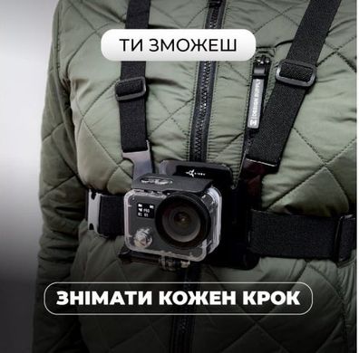 Екшн-камера AIRON AirOn ProCam 8 Black Blogger Kit 30 in 1 (69477915500063) фото