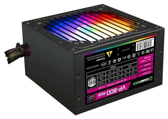Блок живлення GameMax VP-800-RGB фото