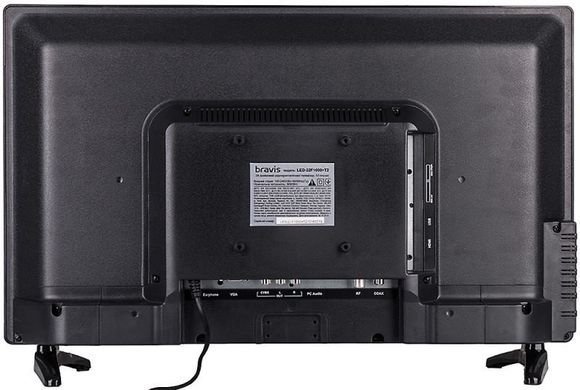 Телевізор Bravis LED-40E1800 Smart + T2 black фото