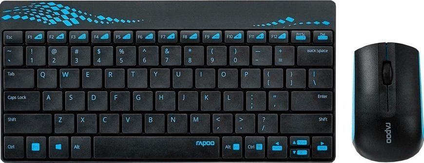 Комплект (клавіатура+миша) RAPOO Wireless Mouse & Keyboard Combo 8000 фото