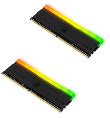 Оперативна пам'ять GOODRAM 16 GB (2x8GB) DDR4 3600 Iridium RGB Black (IRG-36D4L18S/16GDC) фото