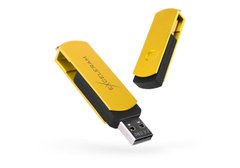 Flash память Exceleram 64 GB P2 Series Yellow/Black USB 2.0 (EXP2U2Y2B64) фото