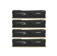 Оперативная память Kingston DDR4 2666 32GB KIT (8GBx4) HyperX Fury Black (HX426C16FB3K4/32) фото