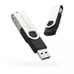 Flash память Exceleram 64 GB P1 Series Silver/Black USB 2.0 (EXP1U2SIB64) фото