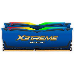Оперативна пам'ять OCPC X3 16Gb (2x8Gb) DDR4 3600MHz RGB Blue Label (MMX3A2K16GD436C18BU) фото