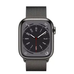 Смарт-годинник Apple Watch Series 8 GPS + Cellular 41mm Graphite S. Steel Case w. Milanese Loop Graphite (MNJL3/MNJM3) фото