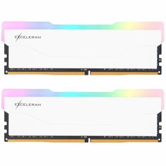 Оперативная память Exceleram 16 GB (2x8GB) DDR4 3600 MHz RGB X2 Series White (ERX2W416369AD) фото