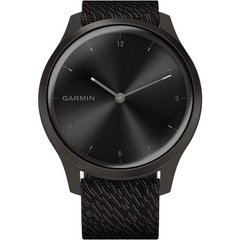 Смарт-часы Garmin Vivomove Style Graphite Aluminum w. Black Pepper Woven Nylon B. (010-02240-03) фото