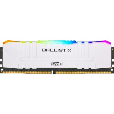 Оперативная память Crucial 16 GB (2x8GB) DDR4 3600 MHz Ballistix RGB White (BL2K8G36C16U4WL) фото