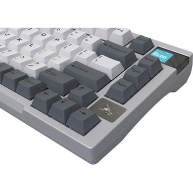 Клавіатура Motospeed Darmoshark K8 Gateron Silver Pro White-Gray (dmk8wgspro) фото