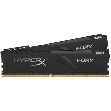 Оперативна пам'ять HyperX 16 GB (2x8GB) DDR4 3200 MHz Fury Black (HX432C16FB3K2/16) фото