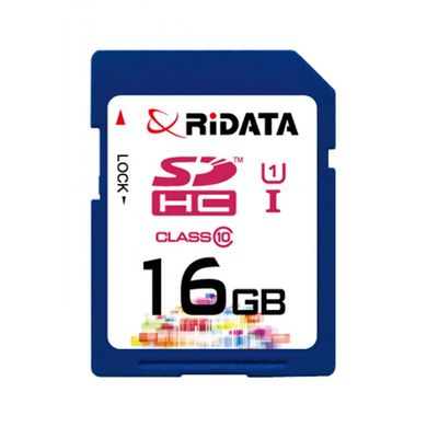 Карта памяти RiData 16 GB SDHC class 10 UHS-I FF959217 фото