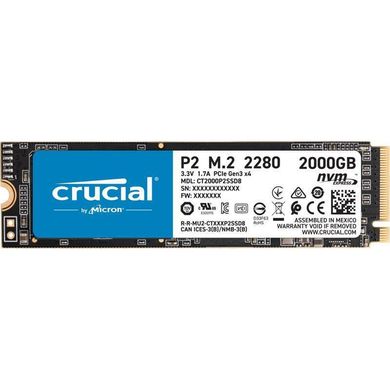 SSD накопичувач Crucial P2 2 TB (CT2000P2SSD8) фото