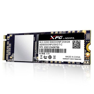 SSD накопитель ADATA XPG SX6000 256 GB (ASX6000NP-256GT-C) фото