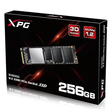 SSD накопичувач ADATA XPG SX6000 256 GB (ASX6000NP-256GT-C) фото