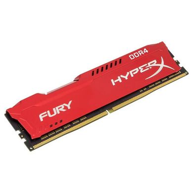 Оперативная память Kingston 8 GB DDR4 2133 MHz HyperX Fury Red (HX421C14FR2/8) фото
