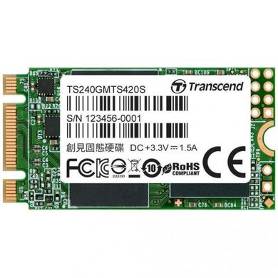 SSD накопитель Transcend MTS420 240 GB (TS240GMTS420S) фото