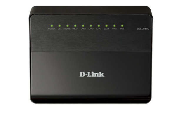 Маршрутизатор и Wi-Fi роутер D-Link DSL-2750U фото