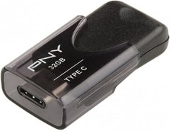 Flash память PNY 32 GB Elite Type-C USB 3.1 Black (FD32GATT4TC31K-EF)